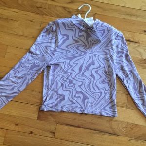 Pacsun purple long sleeve shirt NWT